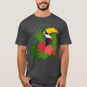 Camiseta Exotic Plants Ornithology Bird Birdwatcher Tropica