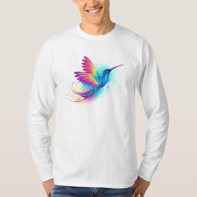 Camiseta Exotic Rainbow Hummingbird (Anverso)