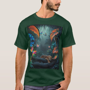 Camiseta exótica de la jungla