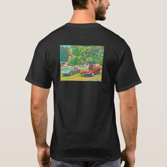 Camiseta exótica italiana clásica de la comida (Reverso)