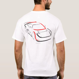 Camiseta Exótico 01 Noble M400 Negro y Rojo Trasero