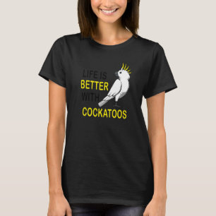 Camiseta Exótico Animal Cute Parakeet Cockatoo Bird