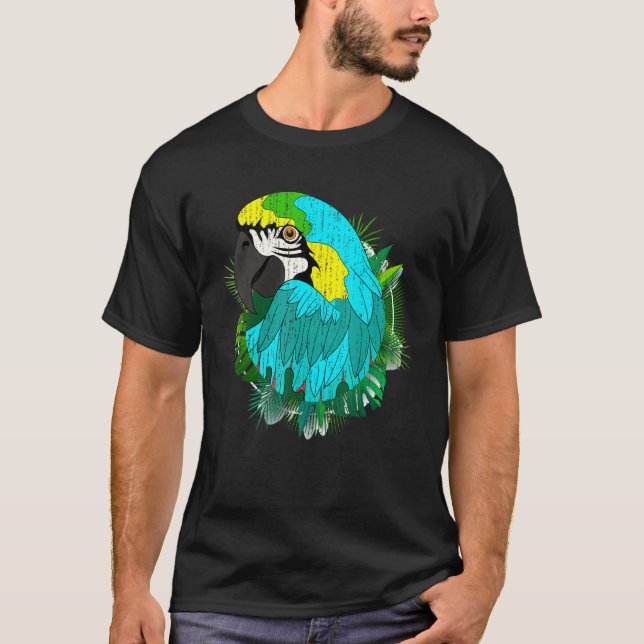 Camiseta Exótico Animal de la Selva de Aves Tropical Sale d (Anverso)