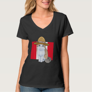 Camiseta Exótico Shorthair Canadá Día 1 de julio Can Patrió