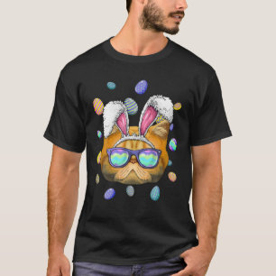 Camiseta Exótico Shorthair Easter Bunny Ears Cat Easter Egg