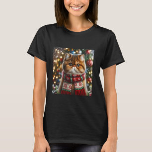 Camiseta Exóticos Navidades de Shorthair Cat Tee Feline App