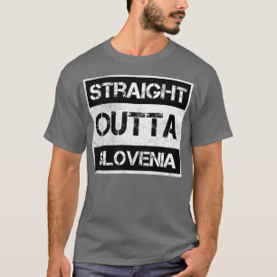 Camiseta Expa de país viajero directo fuera de Eslovenia