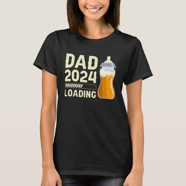 Camiseta Expectant dad Future Dad Dad to be Dad 2024 loadin (Anverso)