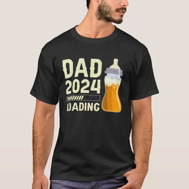 Camiseta Expectant dad Future Dad Dad to be Dad 2024 loadin (Anverso)