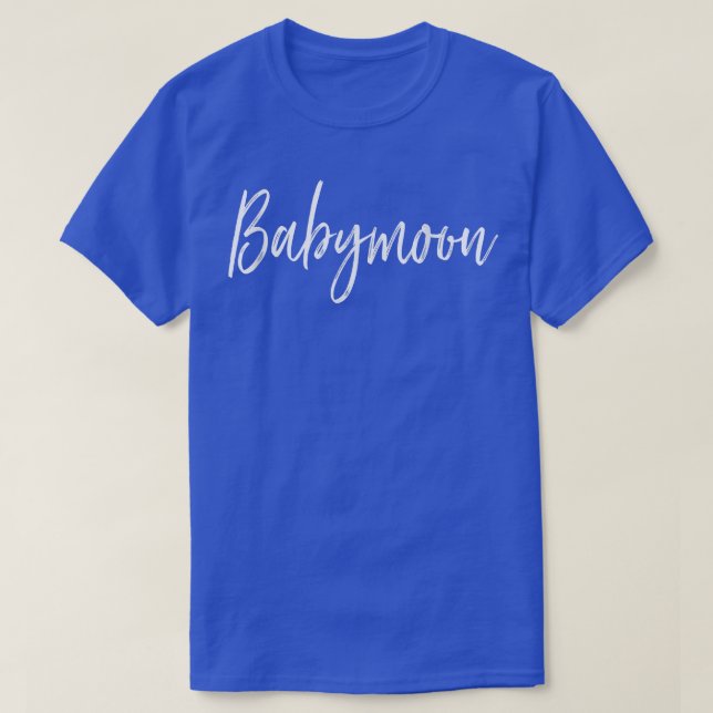 CAMISETA EXPECTANT MOM BABYMOON  (Diseño del anverso)
