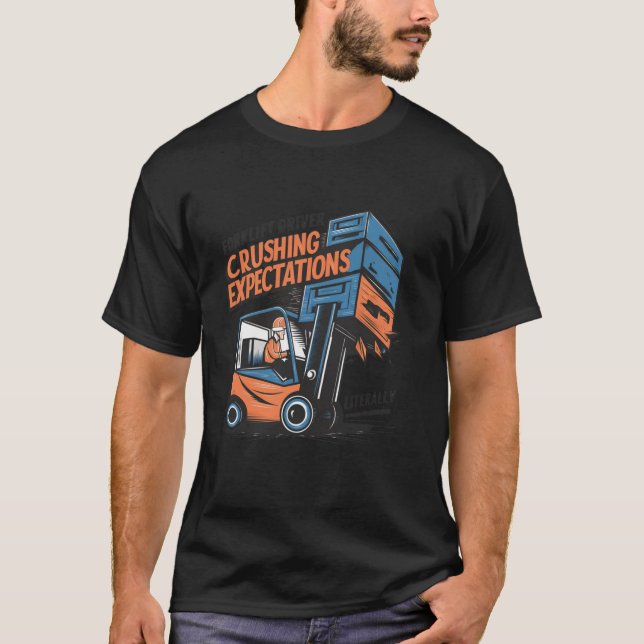 Camiseta Expectativas de aplastamiento de la unidad de elev (Anverso)