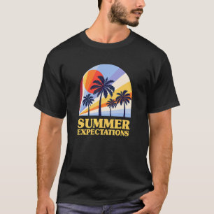Camiseta Expectativas de Verano Frases de Playa Citas del O