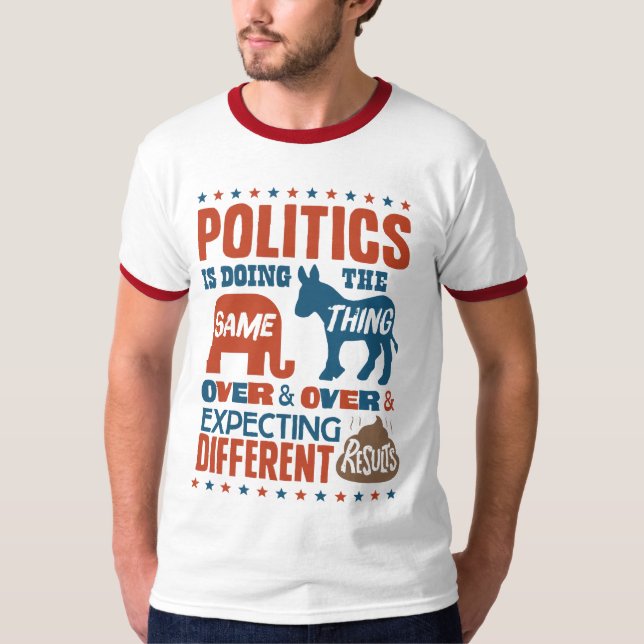 Camiseta Expectativas políticas (Anverso)
