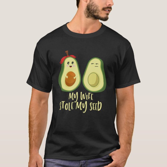 Camiseta Expecting Dad Pregnant Keto Avocado (Anverso)