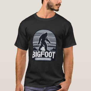 Camiseta Expedición a pie en bicicleta Senderismo Sasquatch