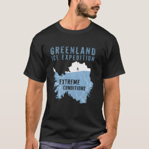 Camiseta Expedición de Hielo de Groenlandia Condiciones Ext