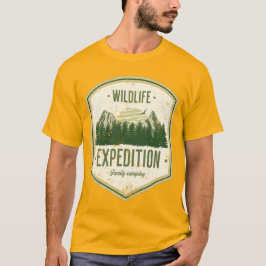 Camiseta Expedición de vida salvaje vacaciones al aire libr