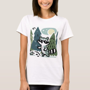 Camiseta "Expedición forestal de Raccoon"