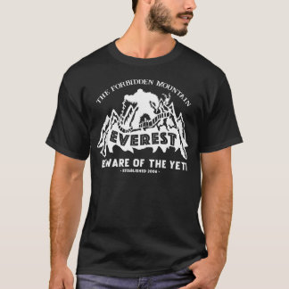Camiseta Expedición Monte Everest Investigación Montaña Yet