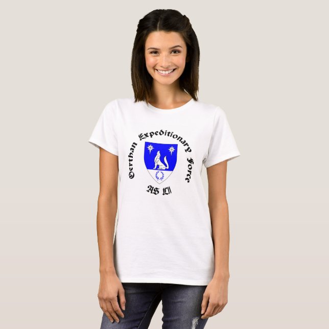 Camiseta expedicionaria de las señoras (Anverso completo)