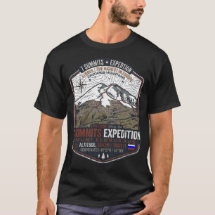 Camiseta Expediciones a las 7 Cumbres del Monte Elbrus