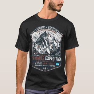 Camiseta Expediciones a las 7 Cumbres Monte Aconcagua