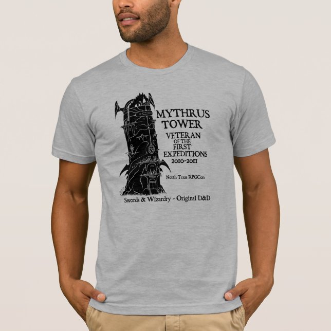 Camiseta Expediciones de la torre de Mythrus primeras (Anverso)