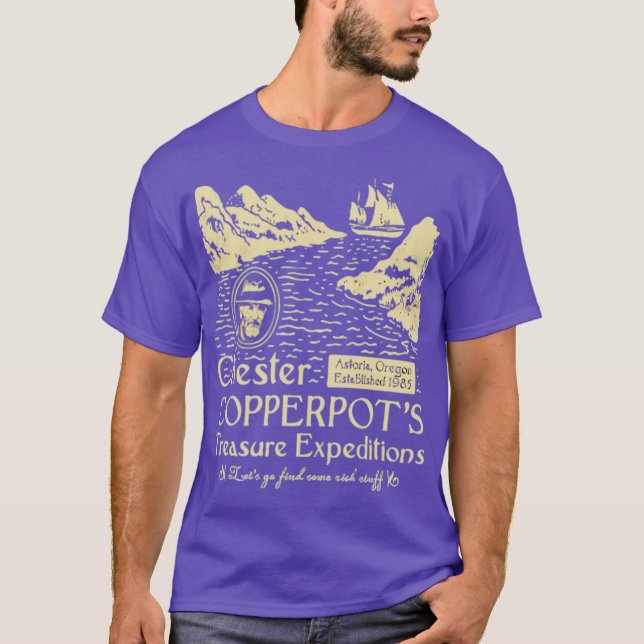 Camiseta Expediciones del Tesoro de Chester Copperpot (Anverso)