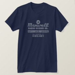 Camiseta Expediente Co. Chicago de la radio del maxwell