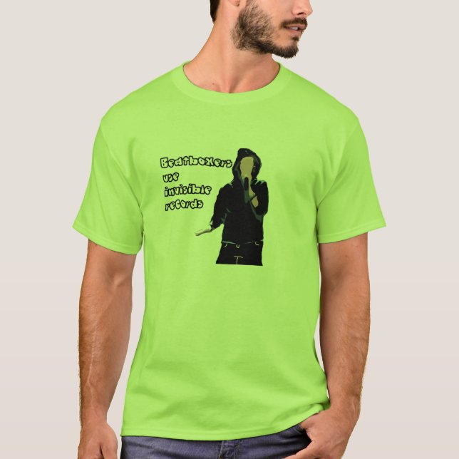 Camiseta Expedientes invisibles del uso de Beatboxers (Anverso)