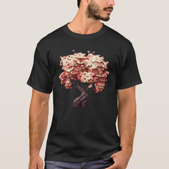 Camiseta Experience the Magic of Cherry Blossoms Poly Vecto (Anverso)