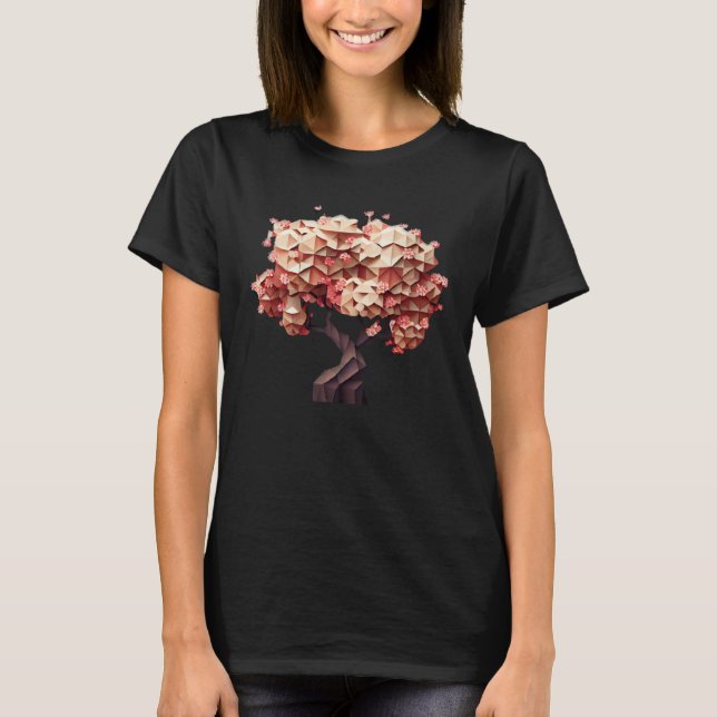 Camiseta Experience the Magic of Cherry Blossoms Poly Vecto (Anverso)
