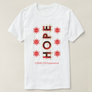 Camiseta Experiencia COVID-19 - Esperanza, virus sonrientes