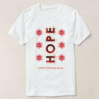 Camiseta Experiencia COVID-19 - Esperanza, virus sonrientes