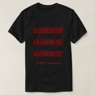 Camiseta Experiencia COVID-19, Personalizable rojo de dolor
