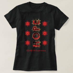 Camiseta Experiencia COVID-19 - Sonriente rojo, esperanza,
