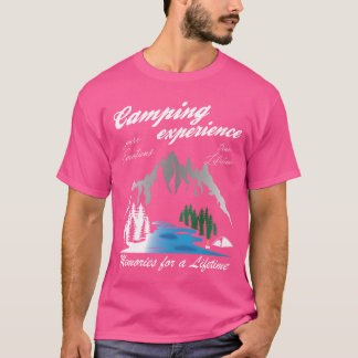 Camiseta Experiencia de Camping Camper Vintage familia