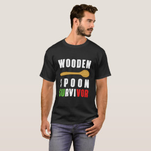 Camiseta Experiencia de madera divertida del italiano del