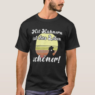 Camiseta Experiencia de pollo puesta de sol pollo descarado