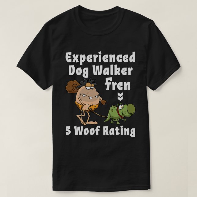 Camiseta Experimentado Perro Walker (Diseño del anverso)