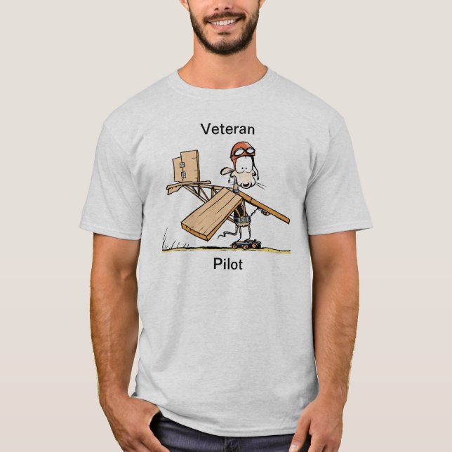 Camiseta experimental del humor de la aviación del