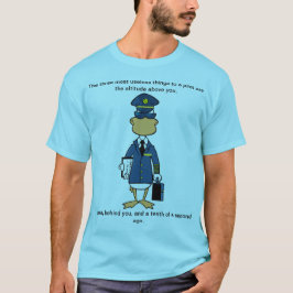 Camiseta experimental del humor del dibujo animado
