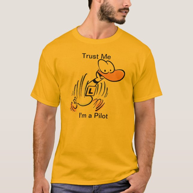 Camiseta experimental del pato del dibujo animado (Anverso)