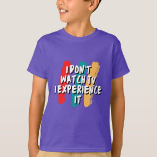 Camiseta Experimente: El último té de un entusiasta televis