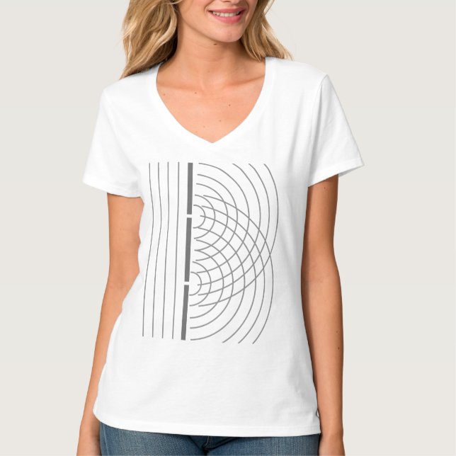 Camiseta Experimento de la ciencia de la partícula de la (Anverso)