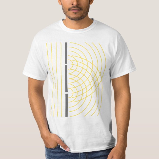 Camiseta Experimento de la ciencia de la partícula de la (Anverso)