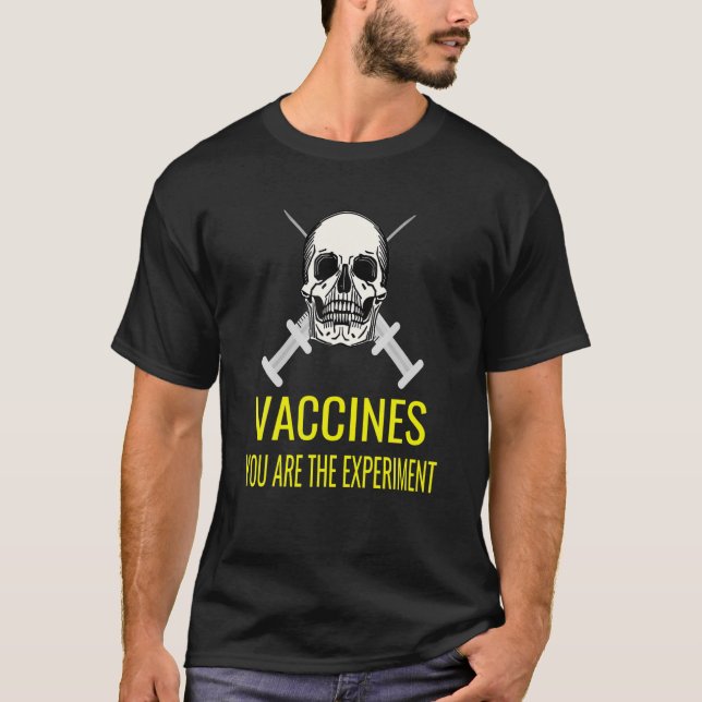 Camiseta Experimento De Vacuna O Vax Antiobligatorio (Anverso)