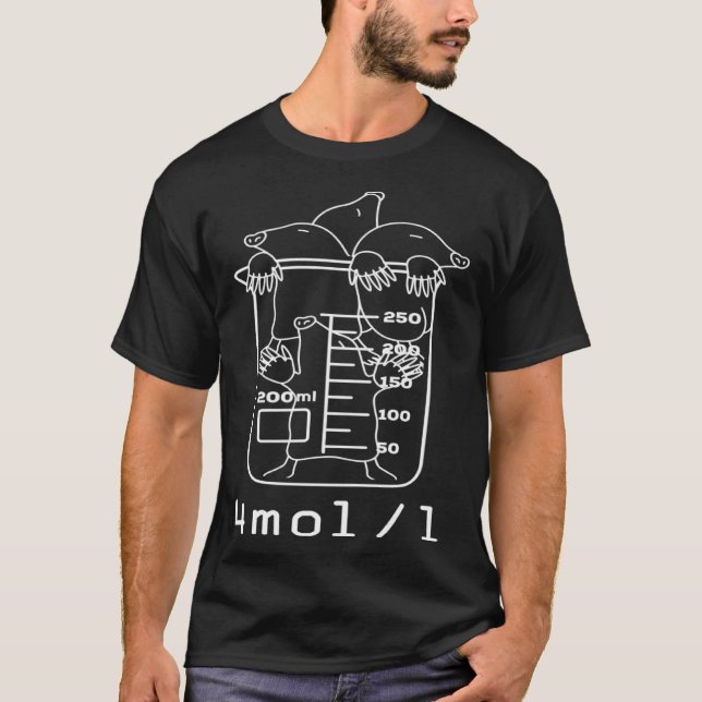 Camiseta Experimento sobre química en el Día de la Ciencia  (Anverso)