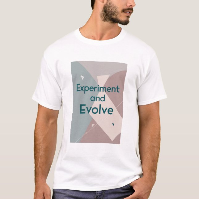 Camiseta Experimento y evolución (Anverso)