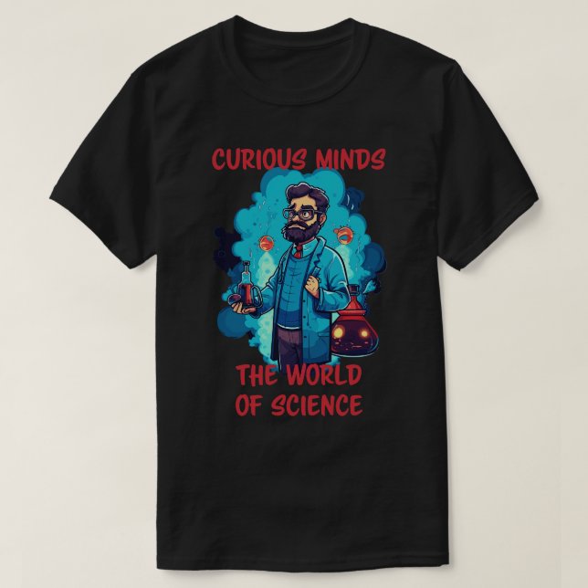 Camiseta Experimentos científicos (Diseño del anverso)